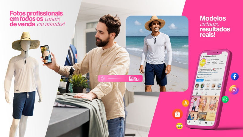 FotoModel é a solução ideal para criar imagens únicas e irresistíveis para coleções especiais.

