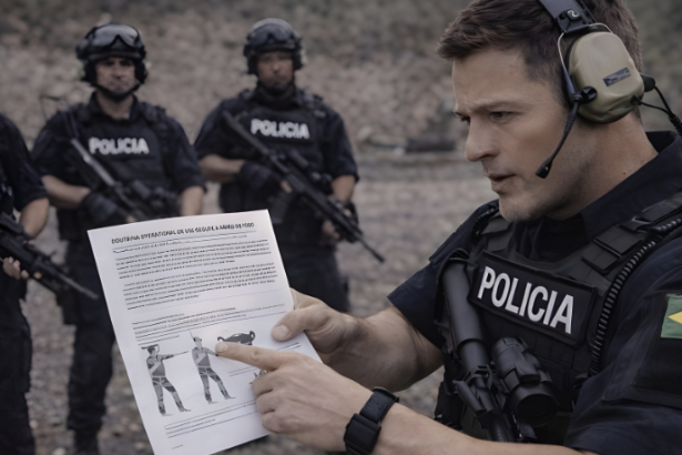 Ernesto Kenji Igarashi destaca a doutrina operacional como base da atuação armada responsável.