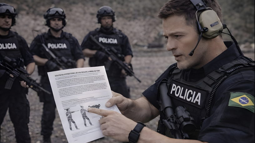 Ernesto Kenji Igarashi destaca a doutrina operacional como base da atuação armada responsável.